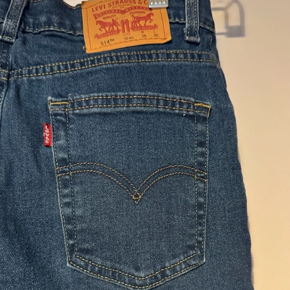 Levi’s Kids 514 Performance Straight Jeans Size 16 28x30
